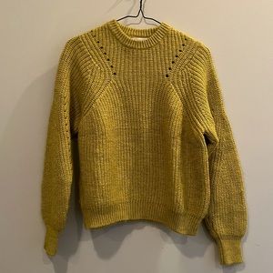 Yellow Knit Sweater